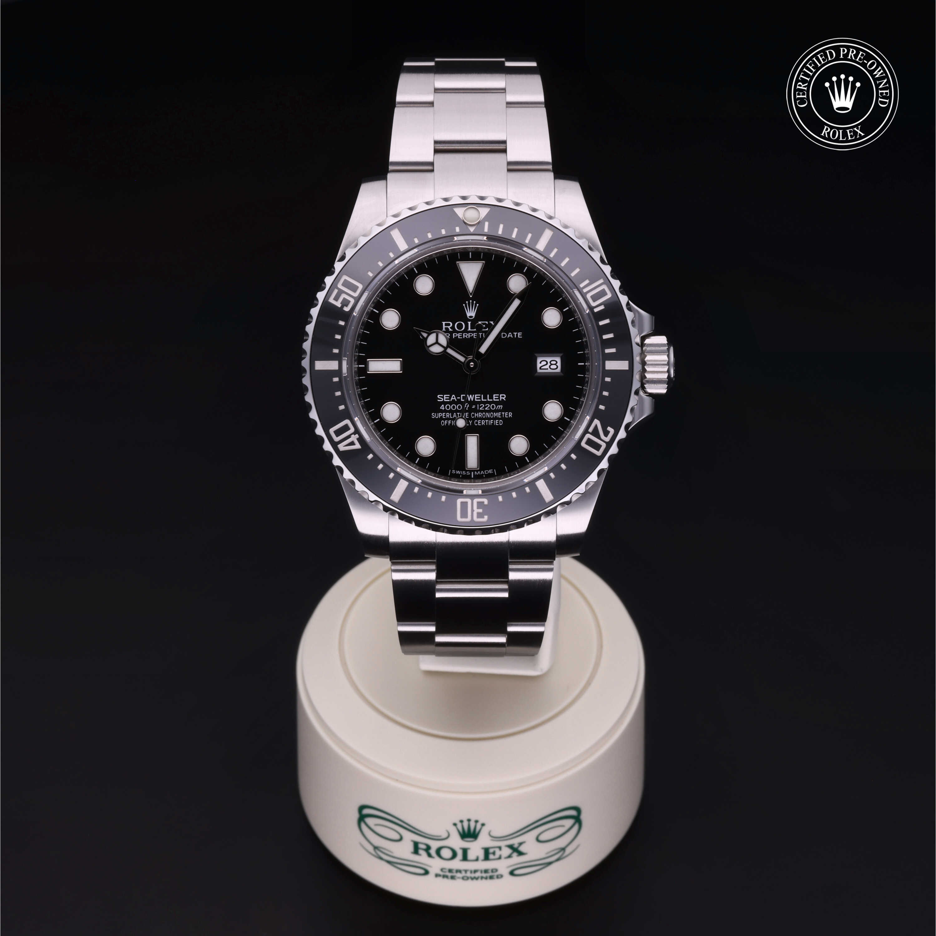 Rolex Certified Pre Owned Sea Dweller 40 mm in Steel 116600 Oriental Watch Company