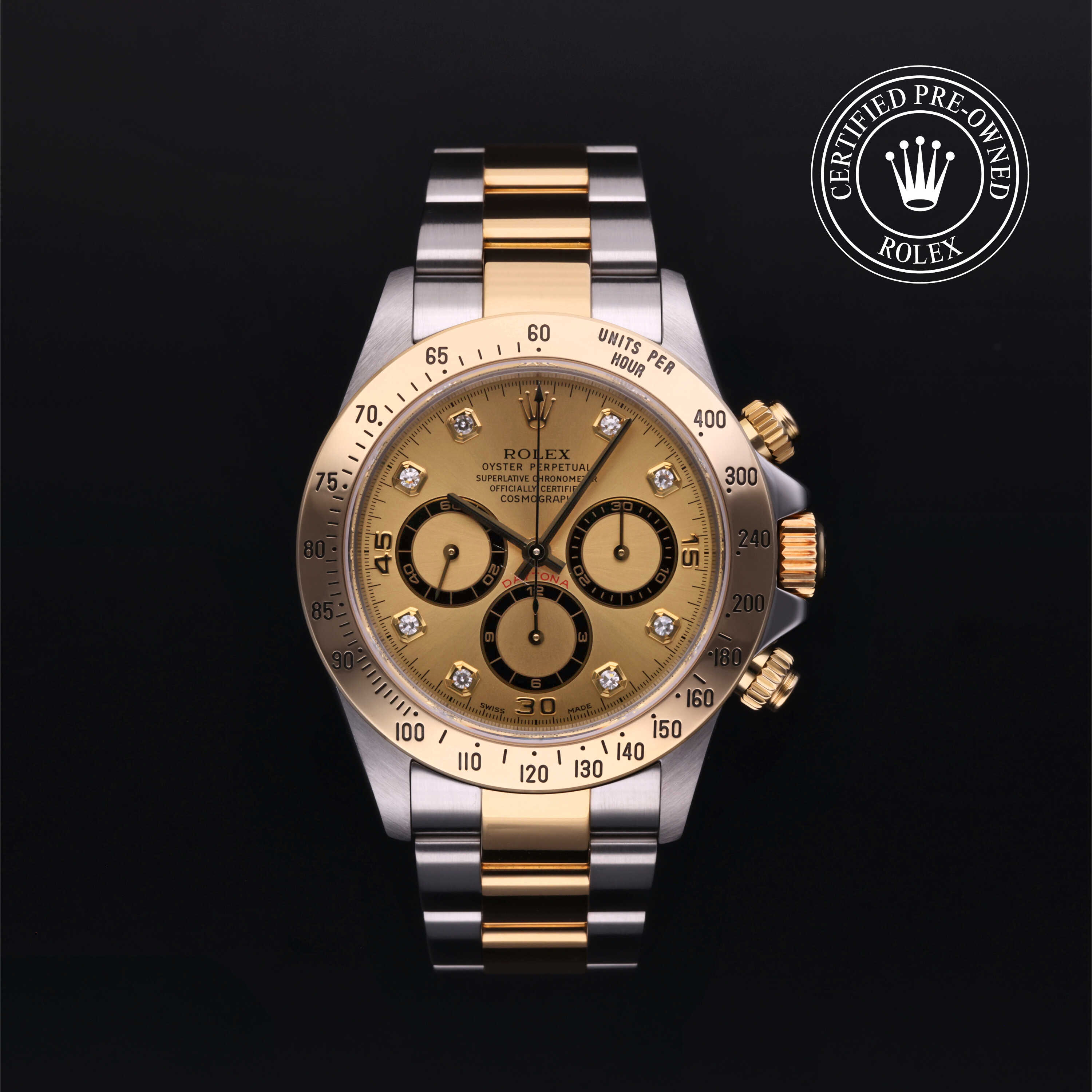 Rolex cosmograph daytona oyster 40 mm steel and yellow gold sale