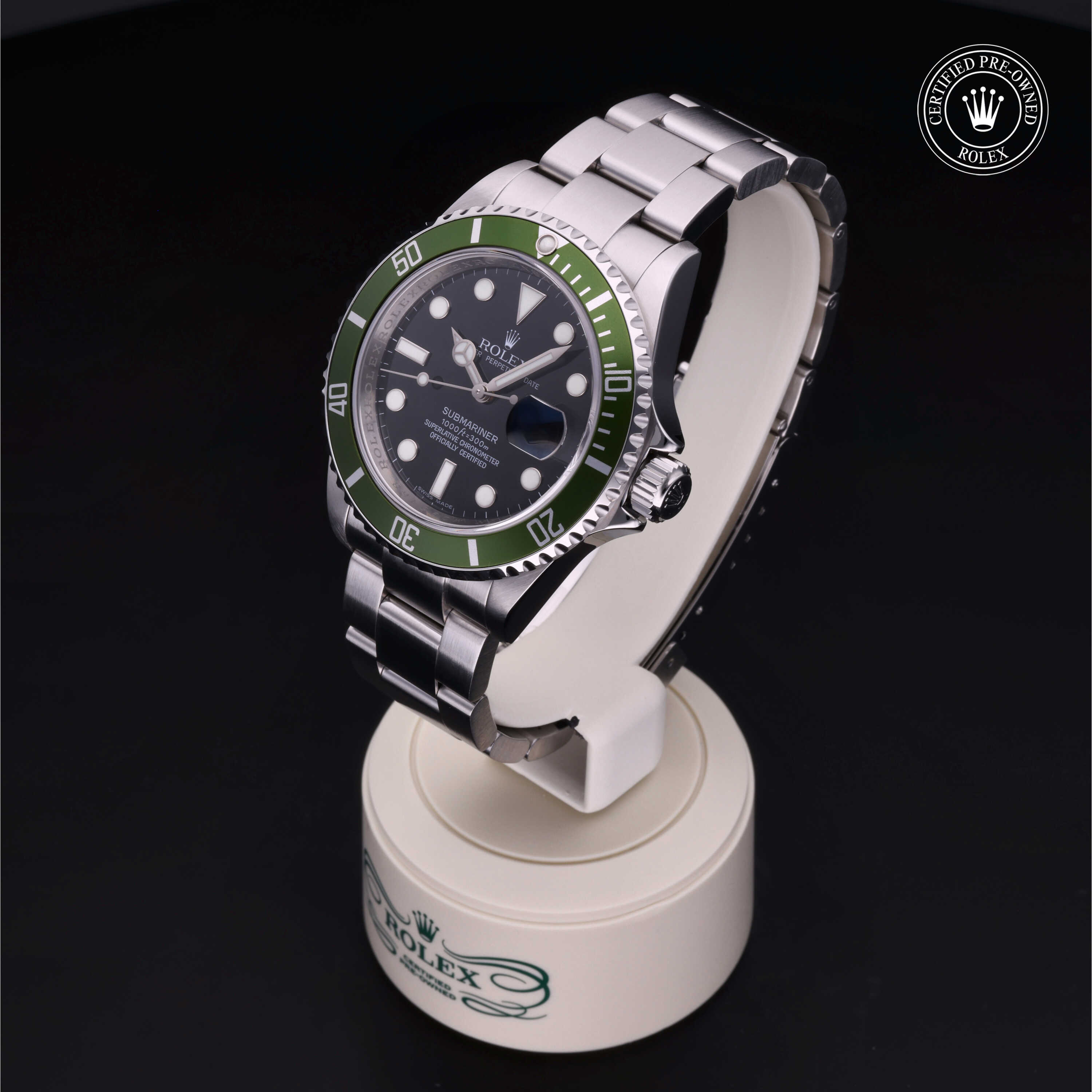 Rolex Submariner Date 360 view 16610LV