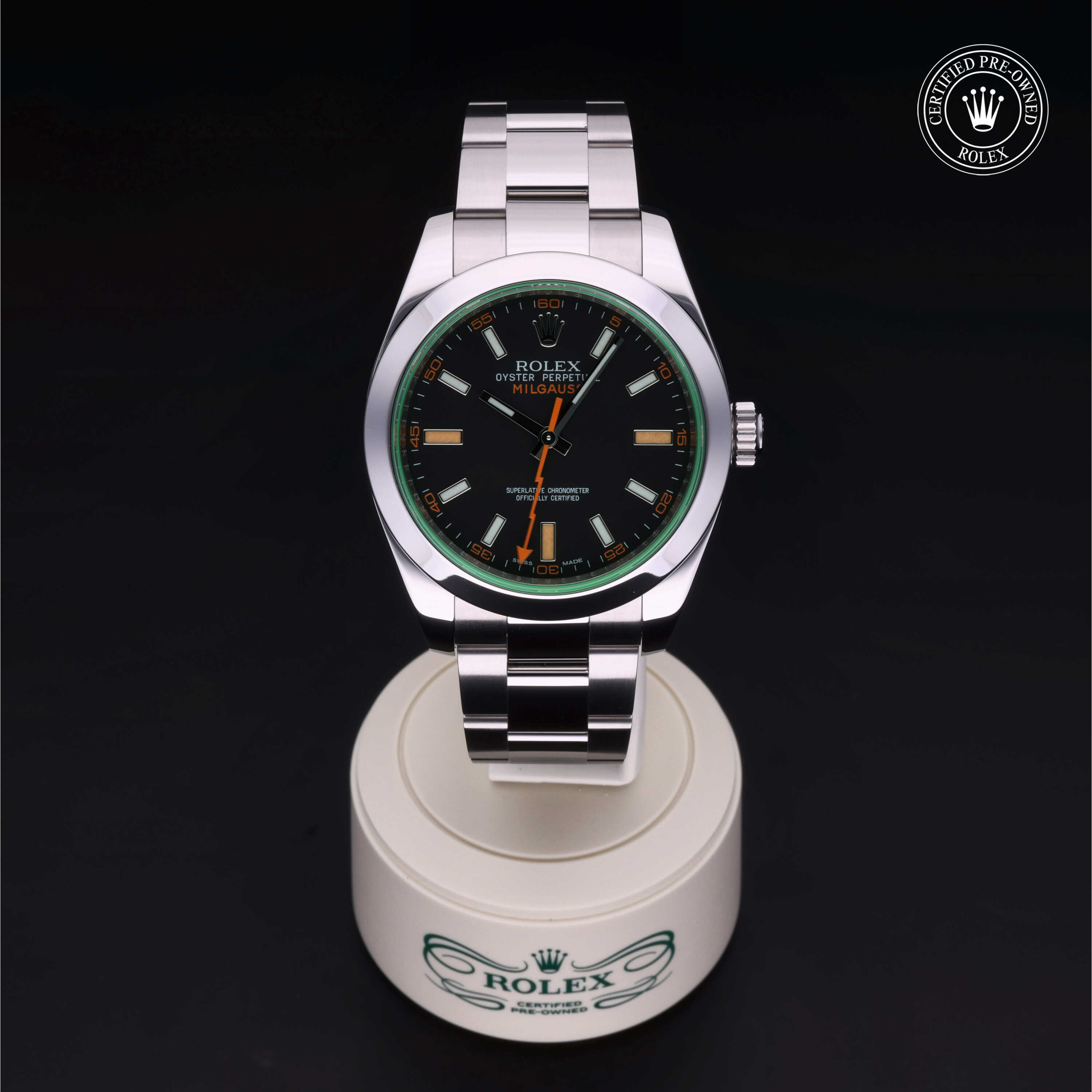Rolex Milgauss 360 view 116400GV
