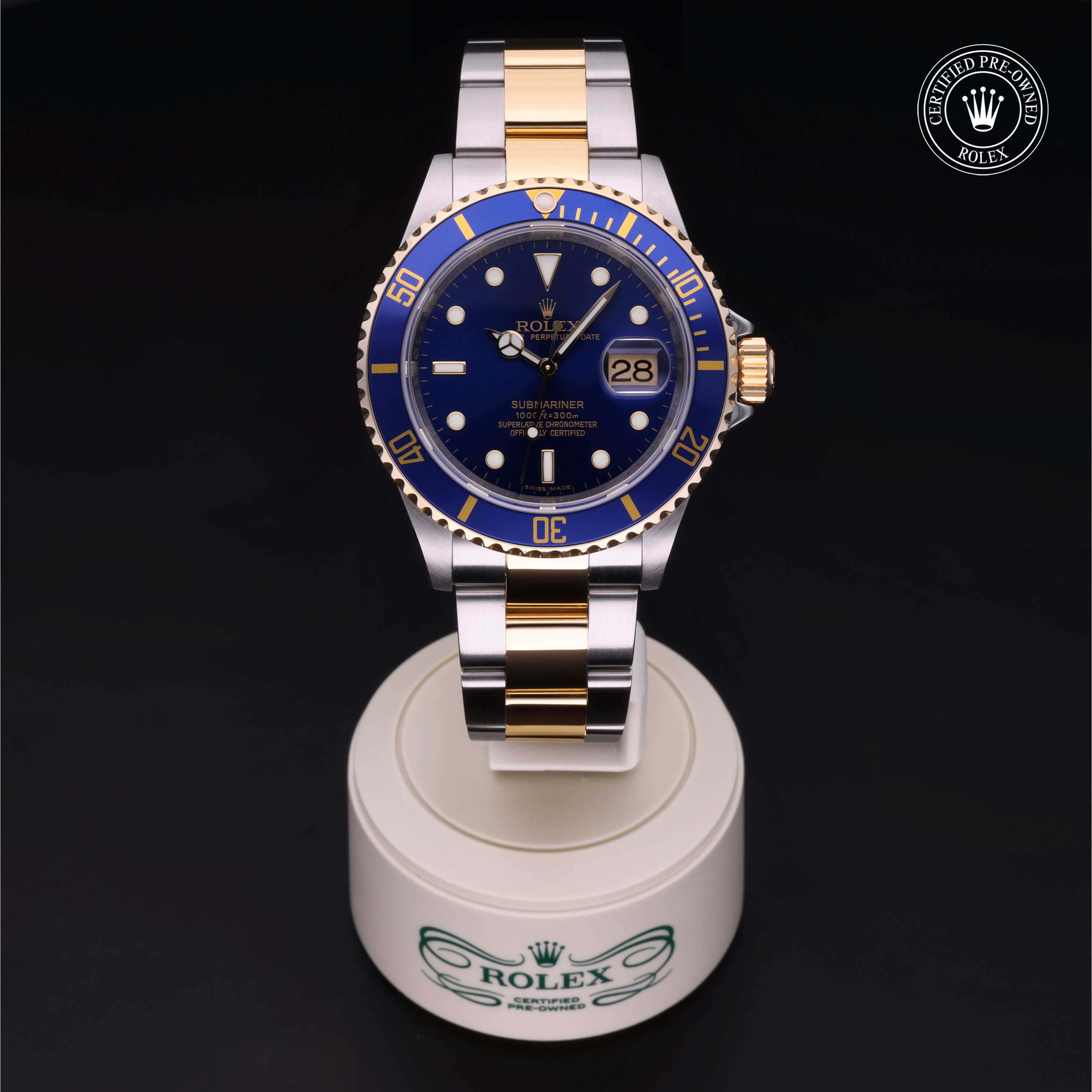 Rolex Submariner Date 360 view 16613