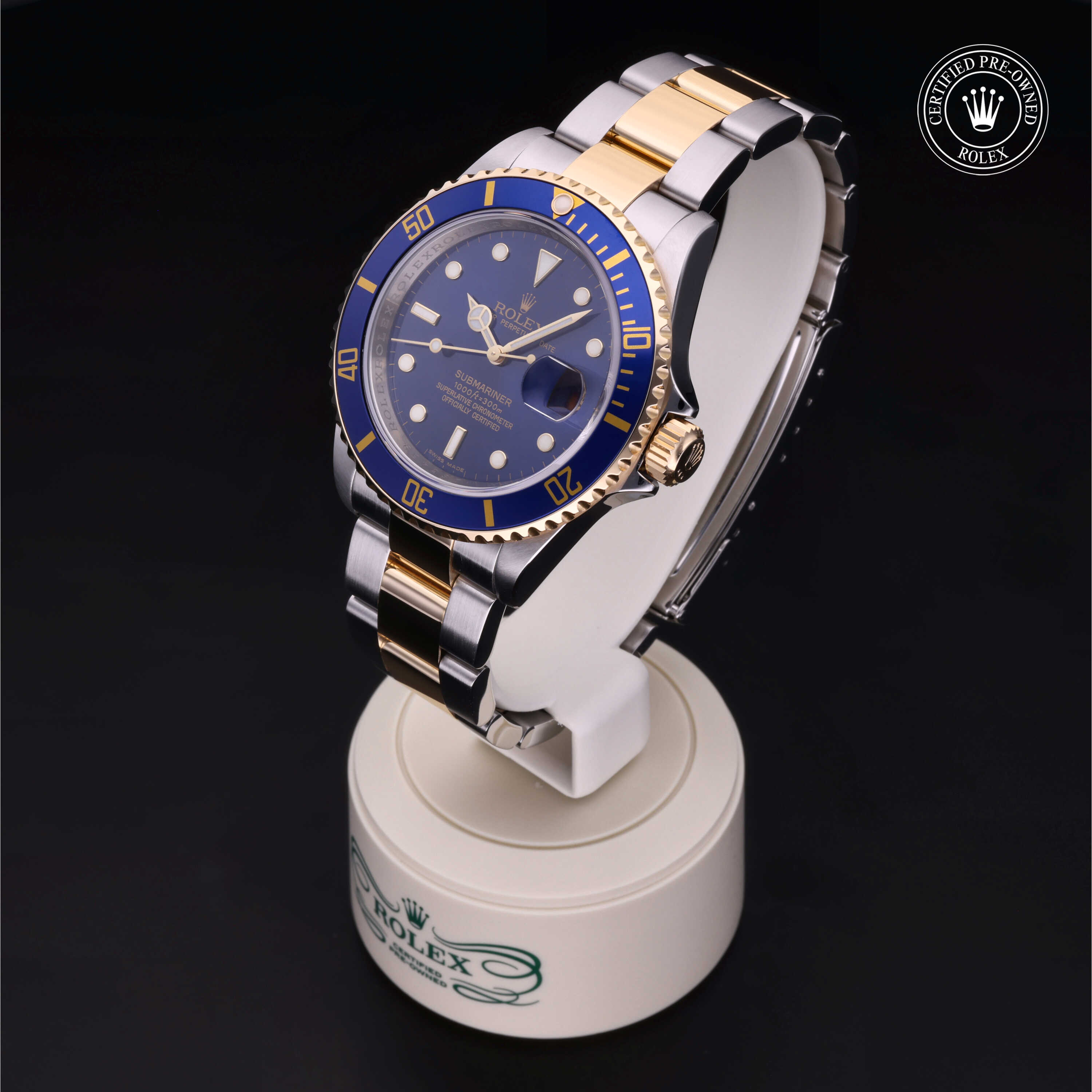 Rolex Submariner Date 360 view 16613