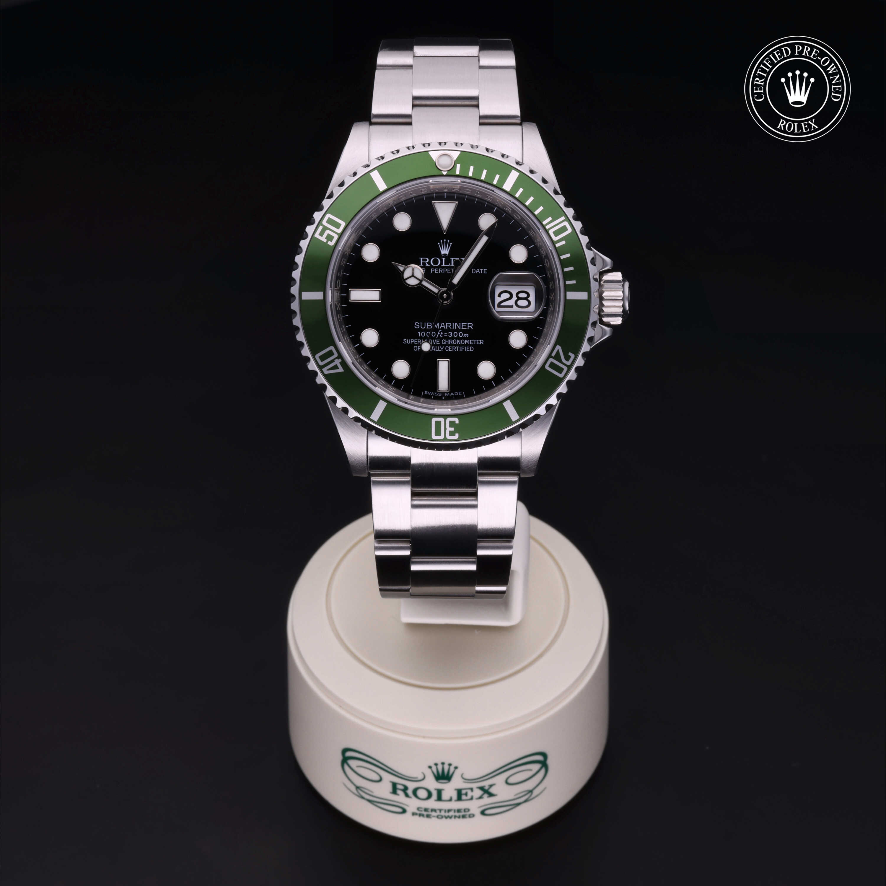 Rolex Submariner Date 360 view 16610LV