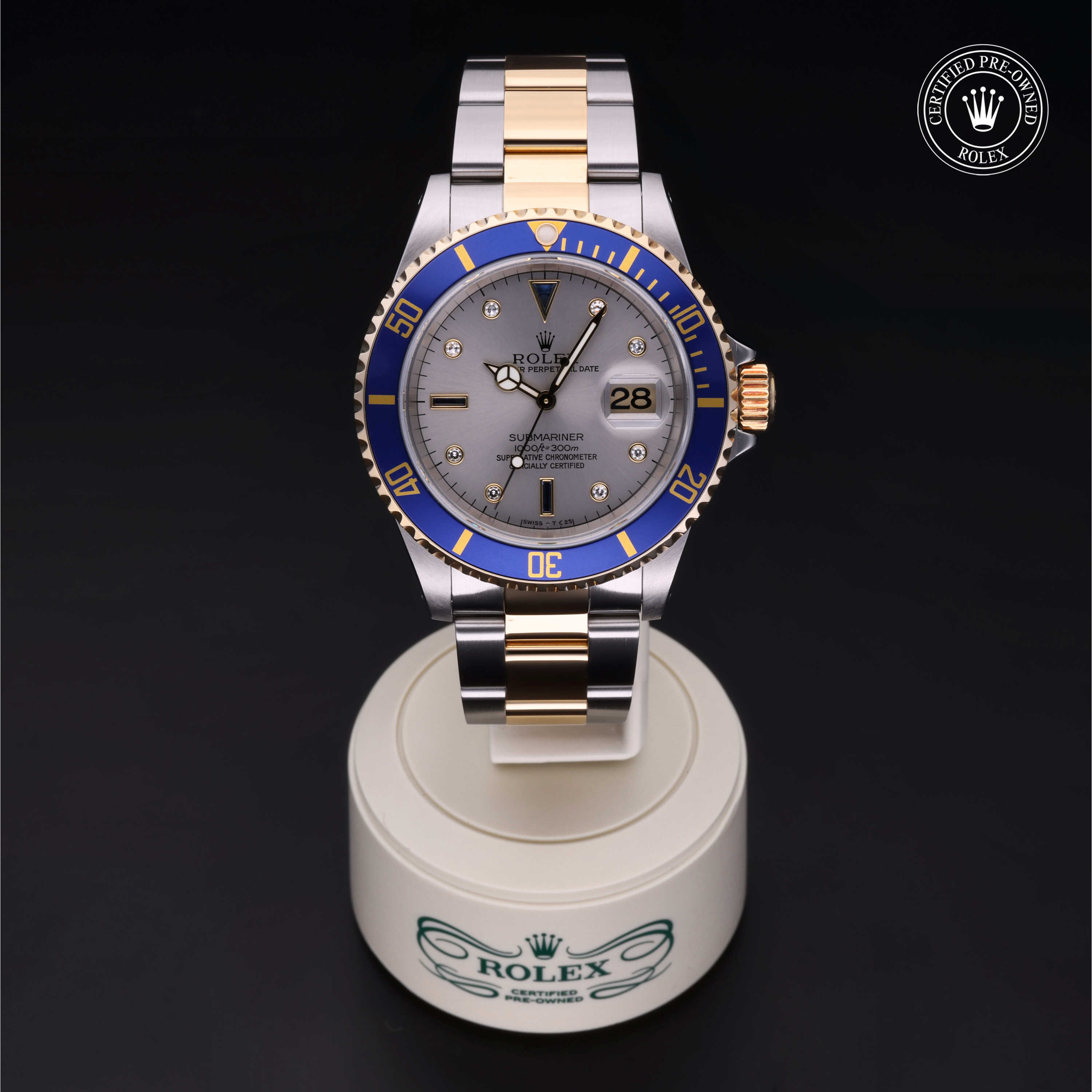 Rolex Submariner Date 360 view 16613