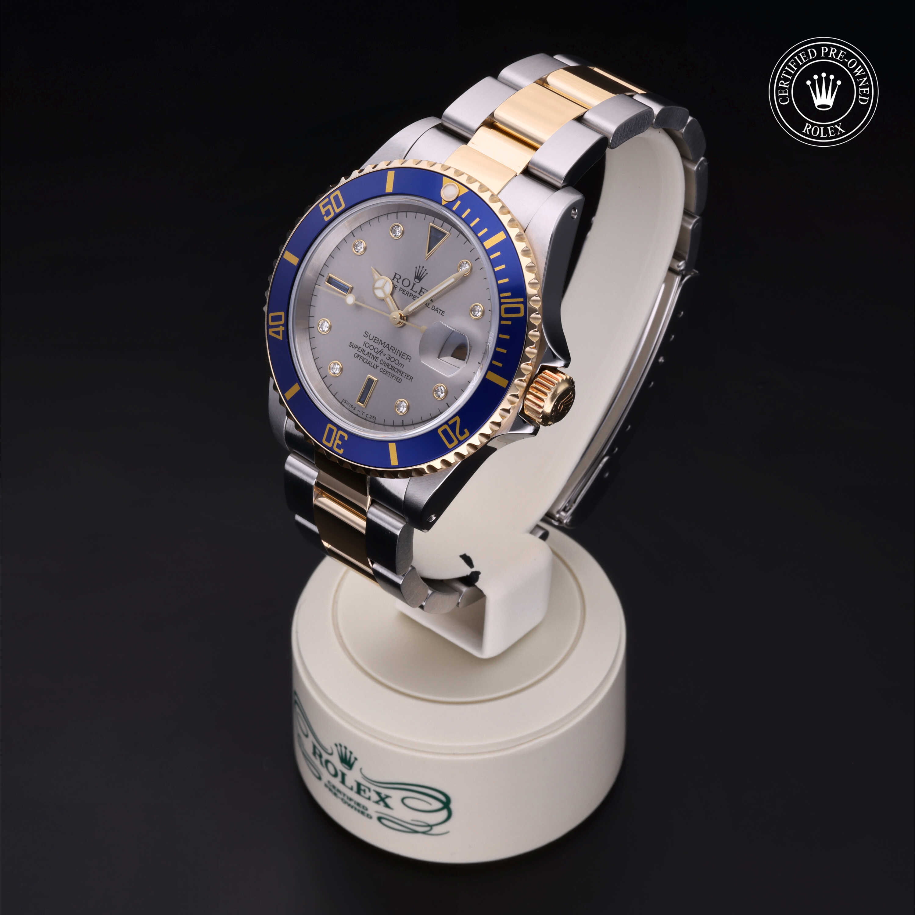 Rolex Submariner Date 360 view 16613