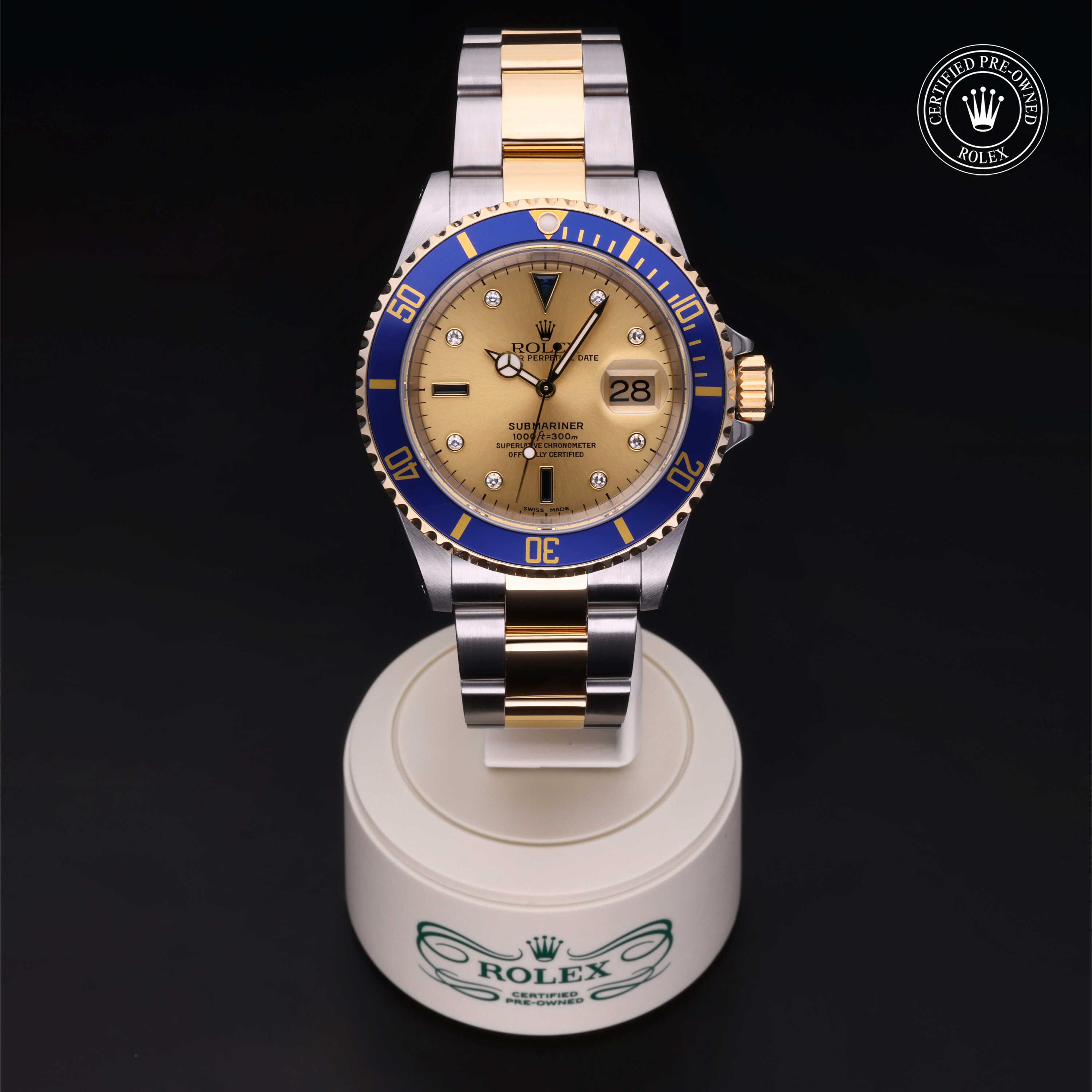 Rolex Submariner Date 360 view 16613