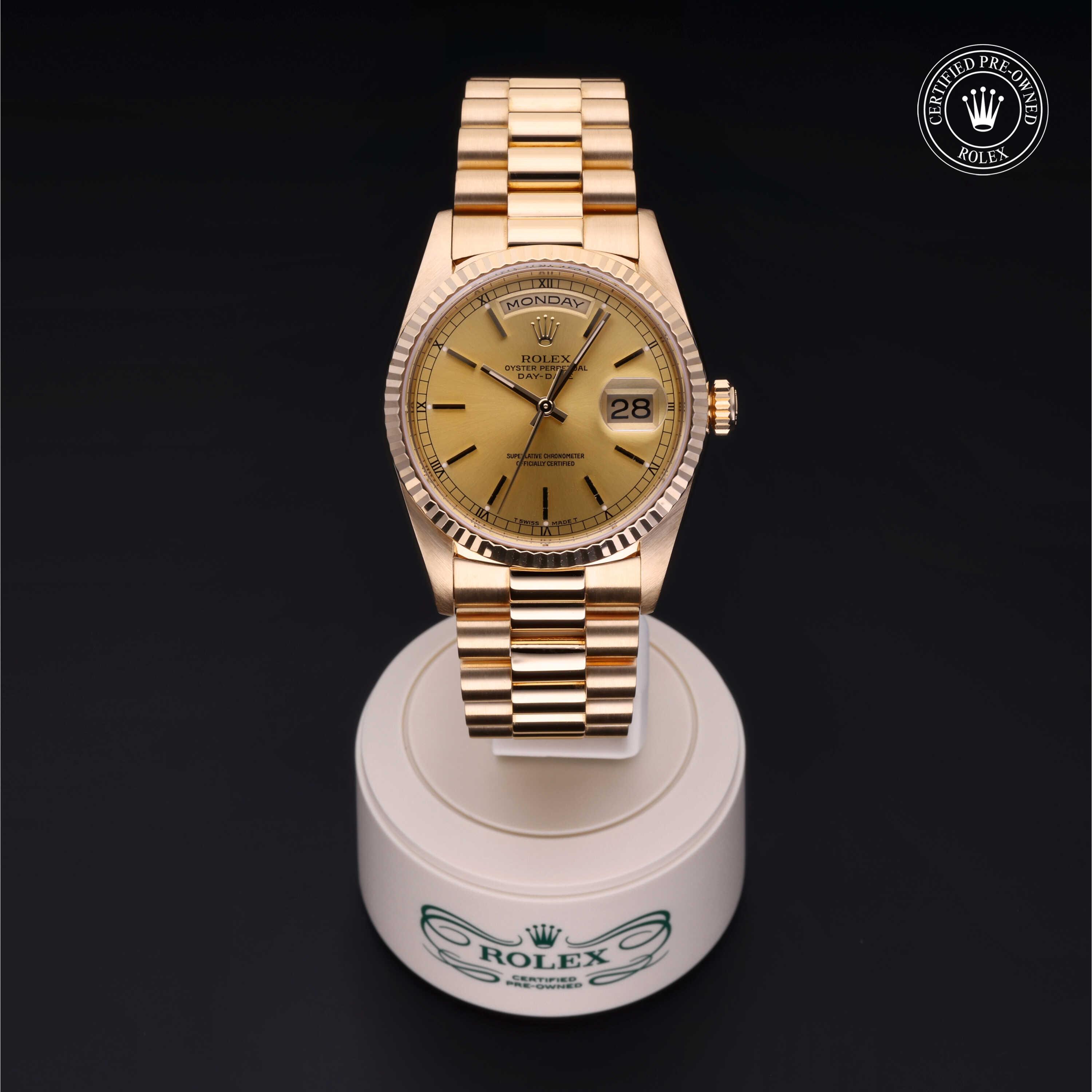 Rolex 星期日历型 360 view 18238