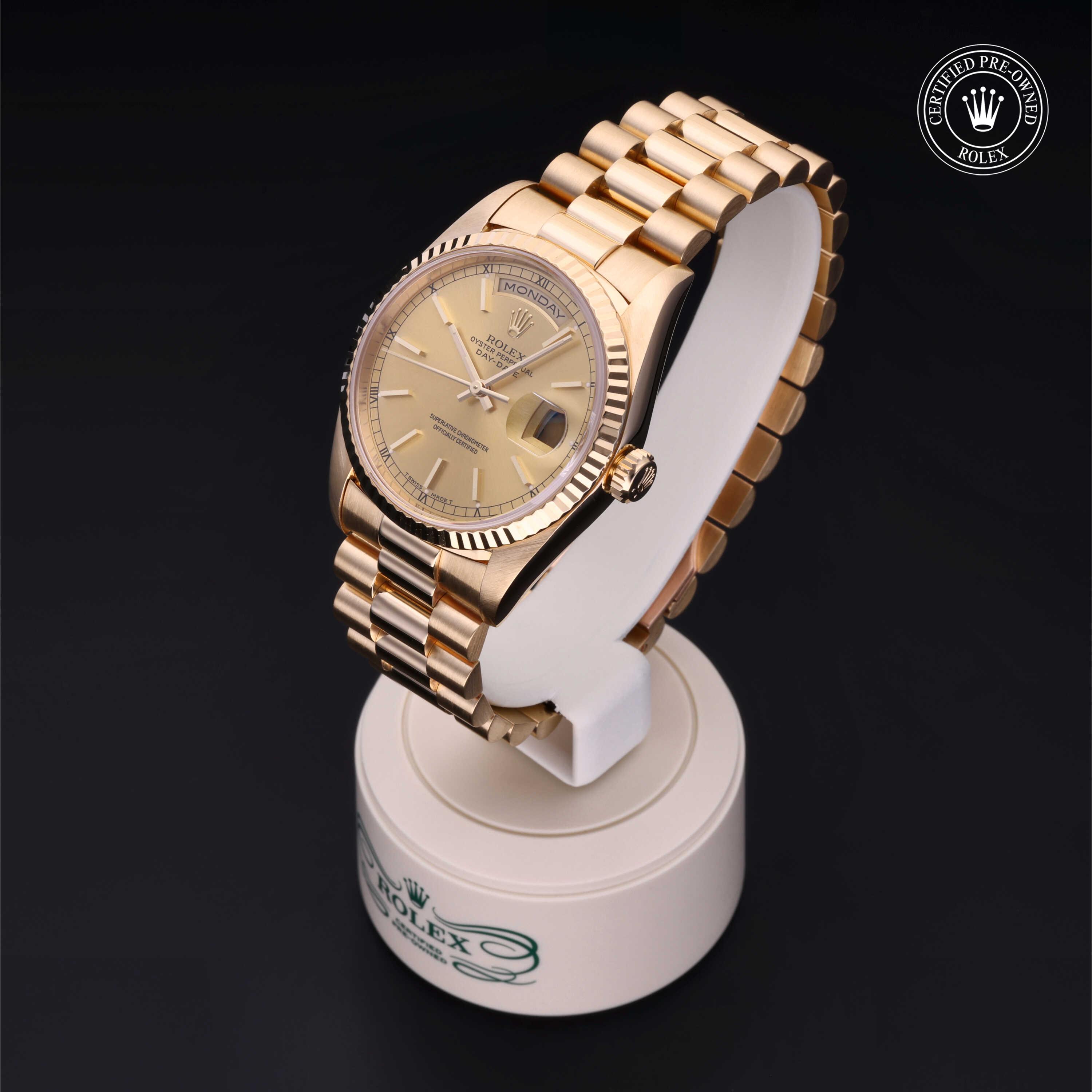 Rolex 星期日历型 360 view 18238