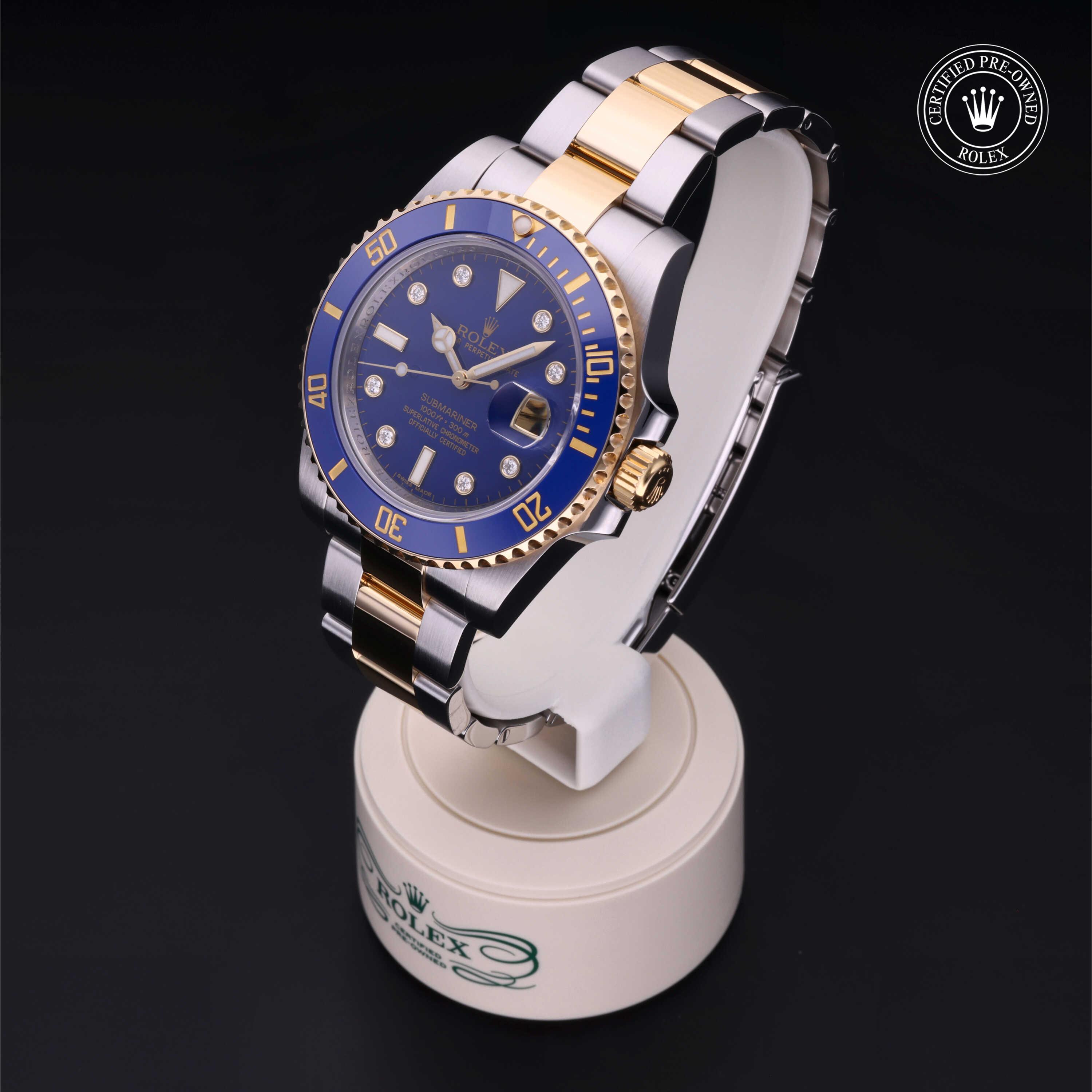 Rolex Submariner Date 360 view 116613LB