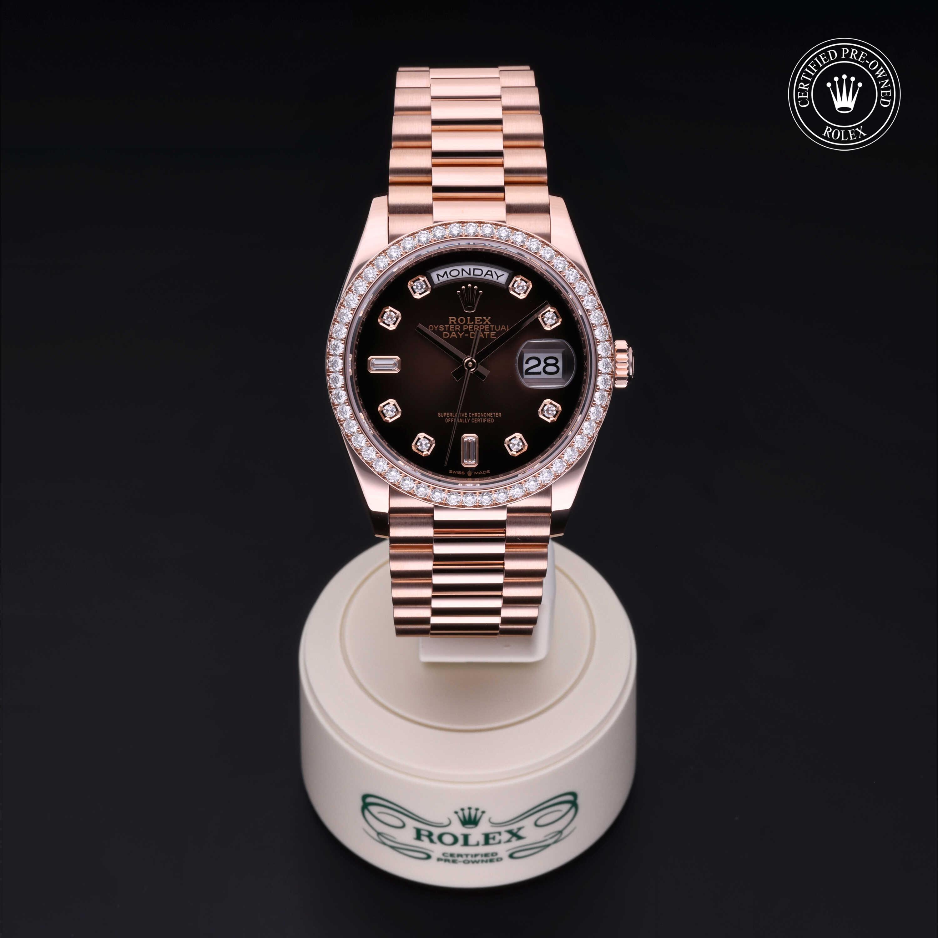 Rolex Day-Date 360 view 128345RBR