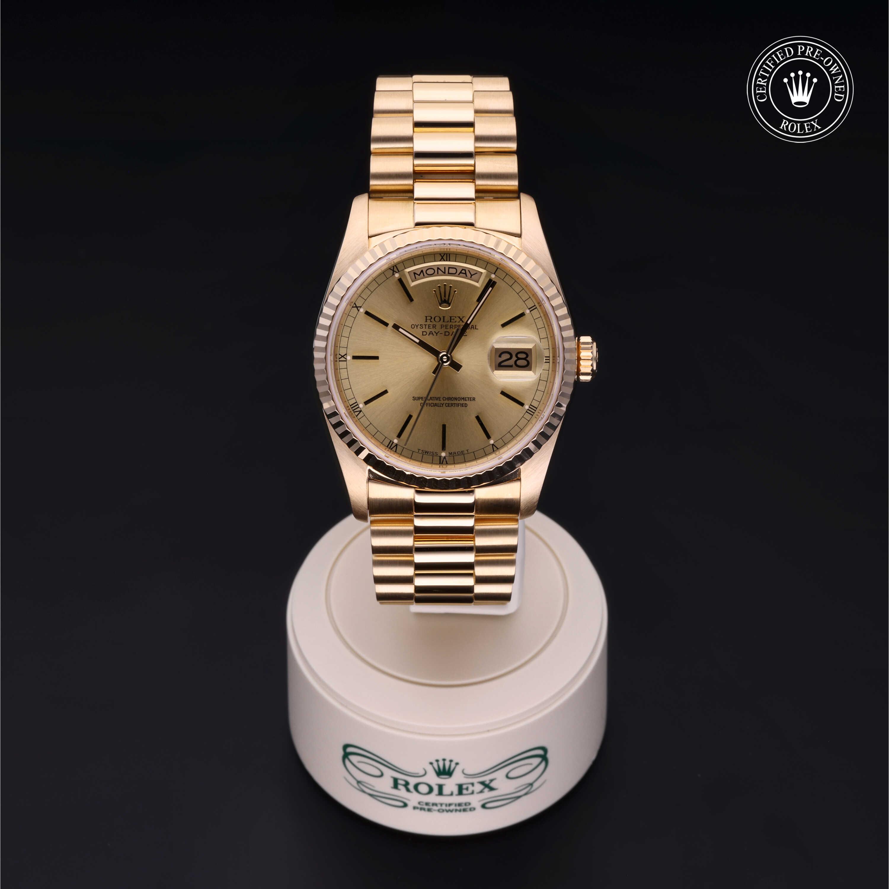 Rolex 星期日历型 360 view 18238