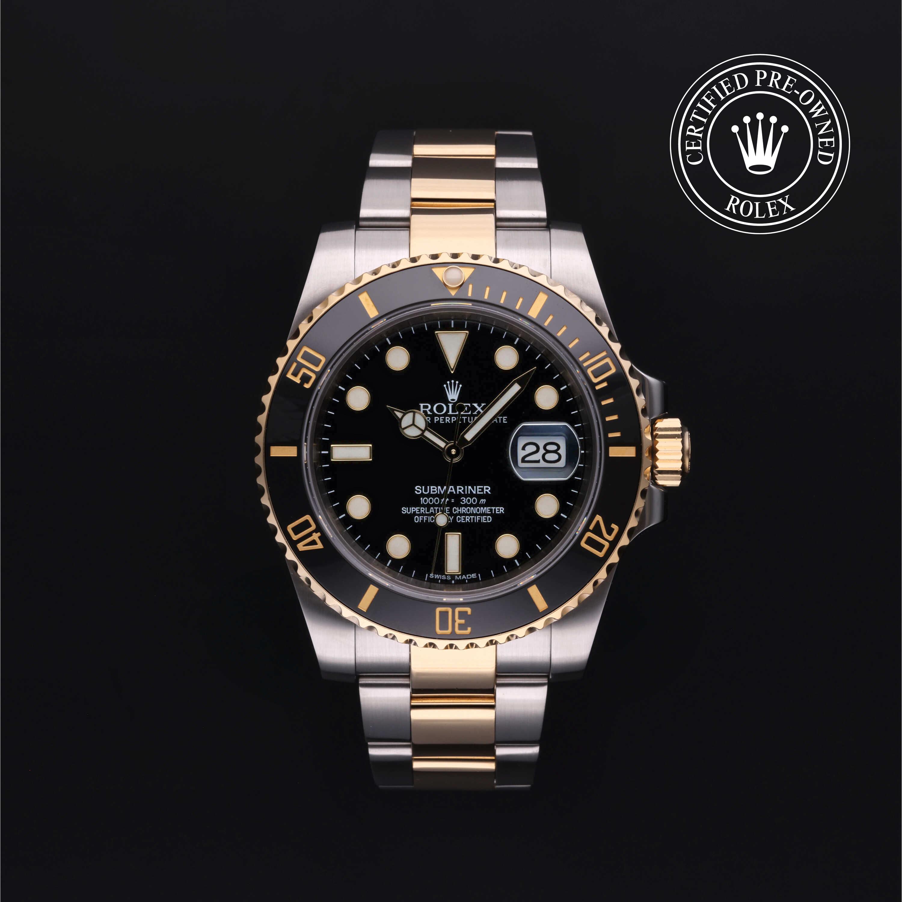 Rolex 潜航者日历型 Dial 116613LN